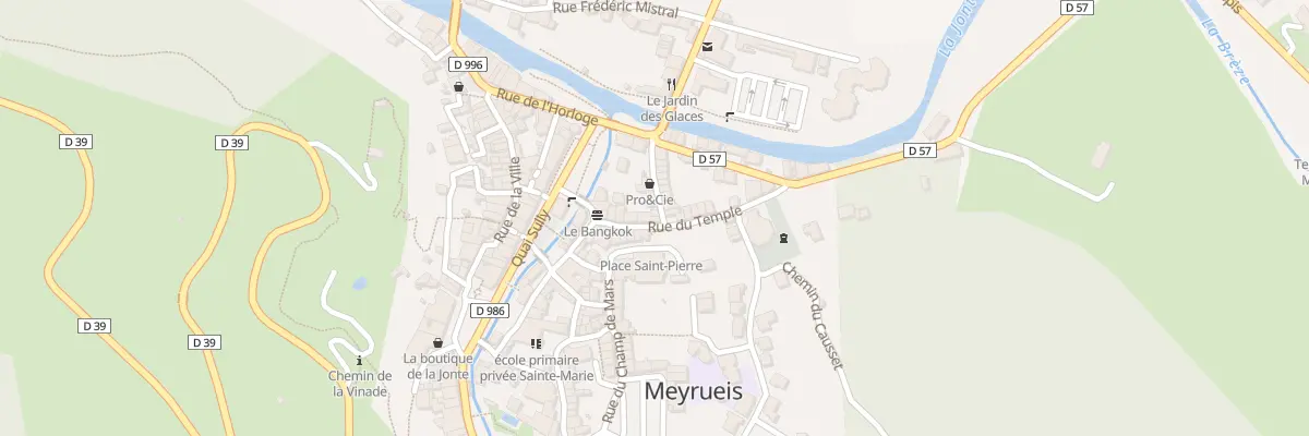 Plan du 14 Rue du Petit Barry à Meyrueis