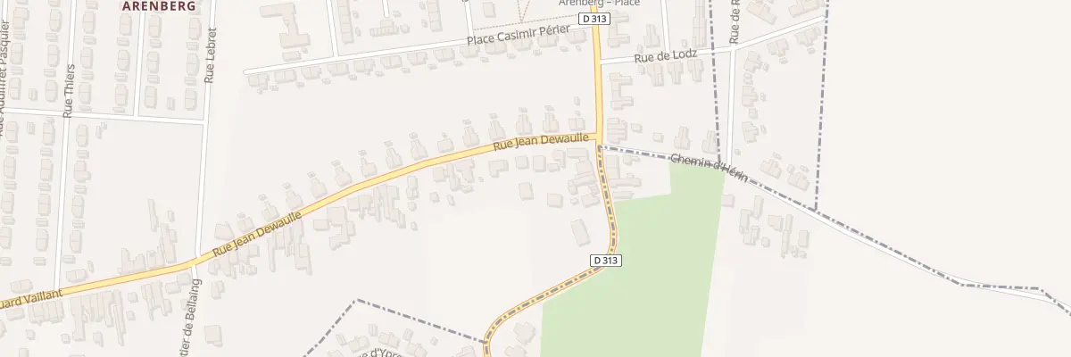 Plan du 50 Rue Jean Dewaulle à Wallers