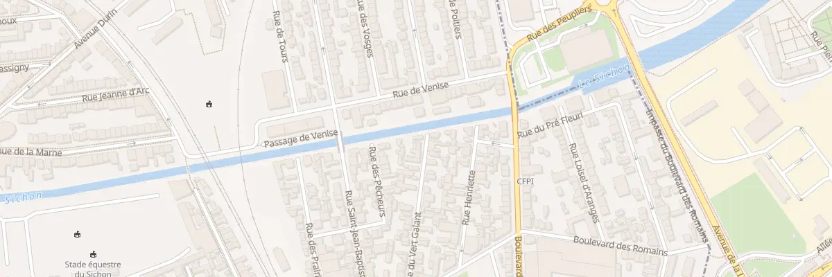 Plan du 43 Rue du Vert Galant à Vichy