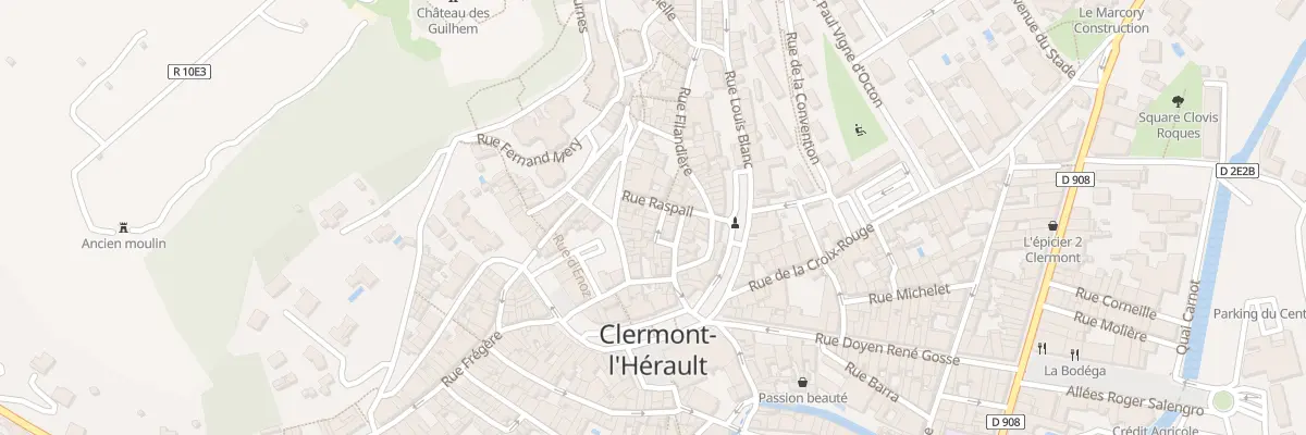 Plan du 9 Rue Vieille Commune à Clermont-l’Hérault