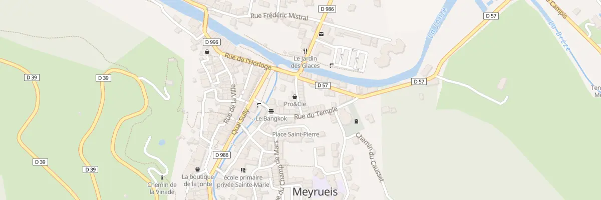 Plan du 9 Rue du Petit Barry à Meyrueis