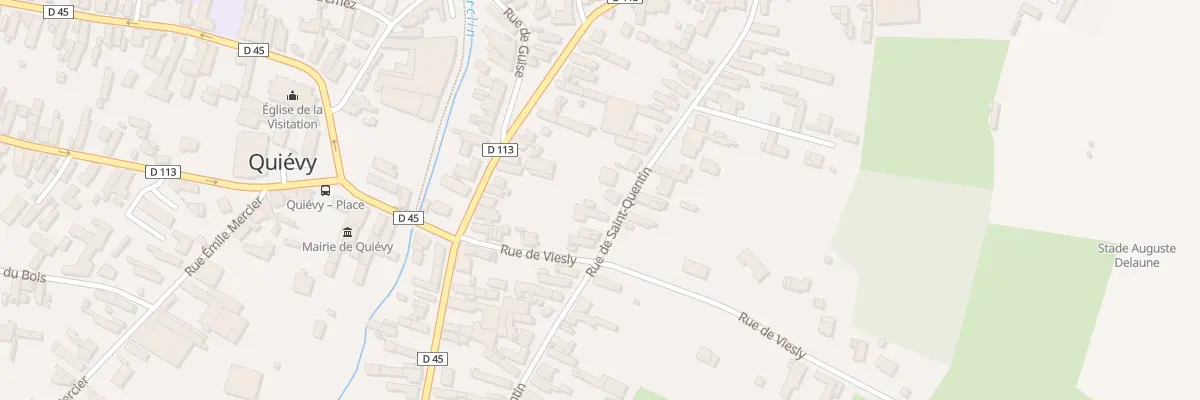 Plan du 29 Rue de Saint-quentin à Quiévy