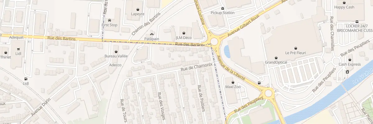 Plan du 35B Rue de Chamonix à Vichy
