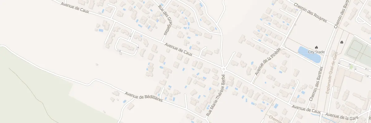 Plan du 14 Lot Doc Jany à Lézignan-la-Cèbe