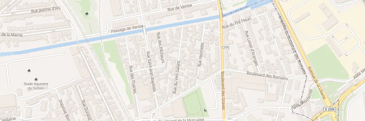 Plan du 18 Rue du Vert Galant à Vichy