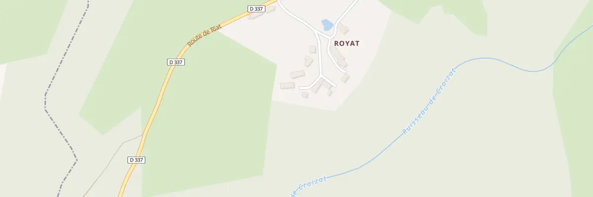 Plan du 5113 Royat à Estandeuil