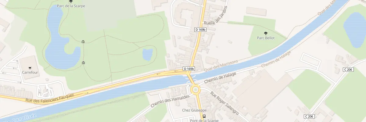 Plan du 100 Rue de Valenciennes à Saint-Amand-les-Eaux
