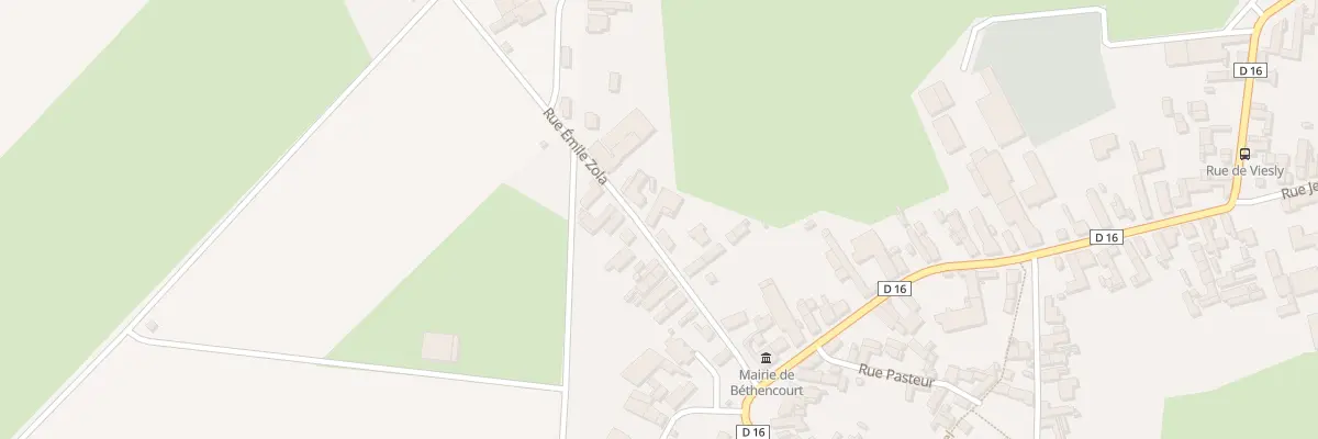 Plan du 15 Rue Emile Zola à Béthencourt