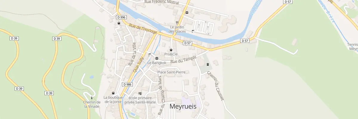 Plan du 13 Rue du Temple à Meyrueis
