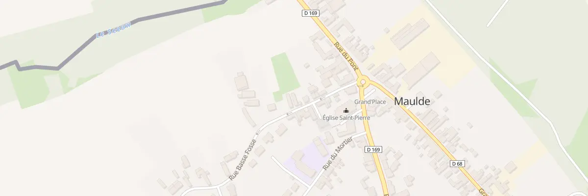 Plan du 96 Rue de la Basse Fosse à Maulde