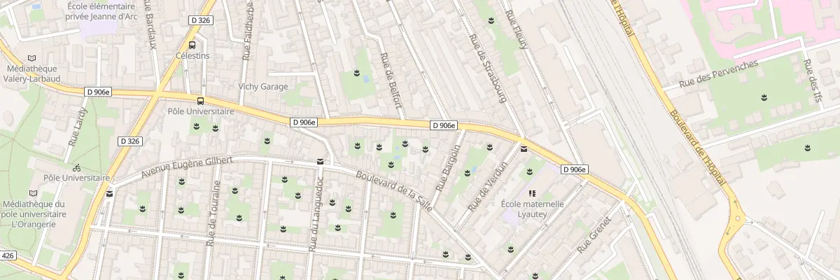 Plan du 41 Rue Marechal Lyautey à Vichy