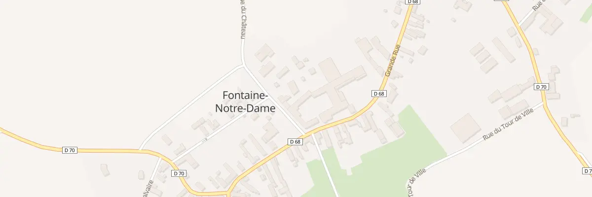 Plan du 3 Rue du Château à Fontaine-Notre-Dame