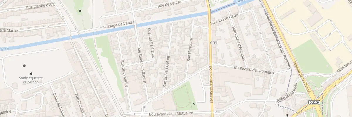 Plan du 16 Rue du Vert Galant à Vichy