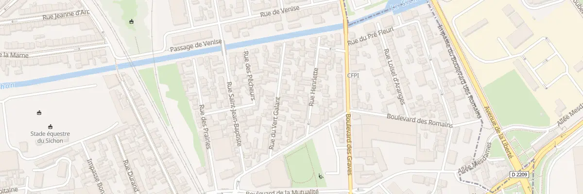 Plan du 18B Rue du Vert Galant à Vichy