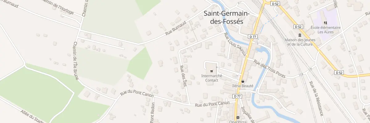 Plan du 15 Rue des Iles à Saint-Germain-des-Fossés