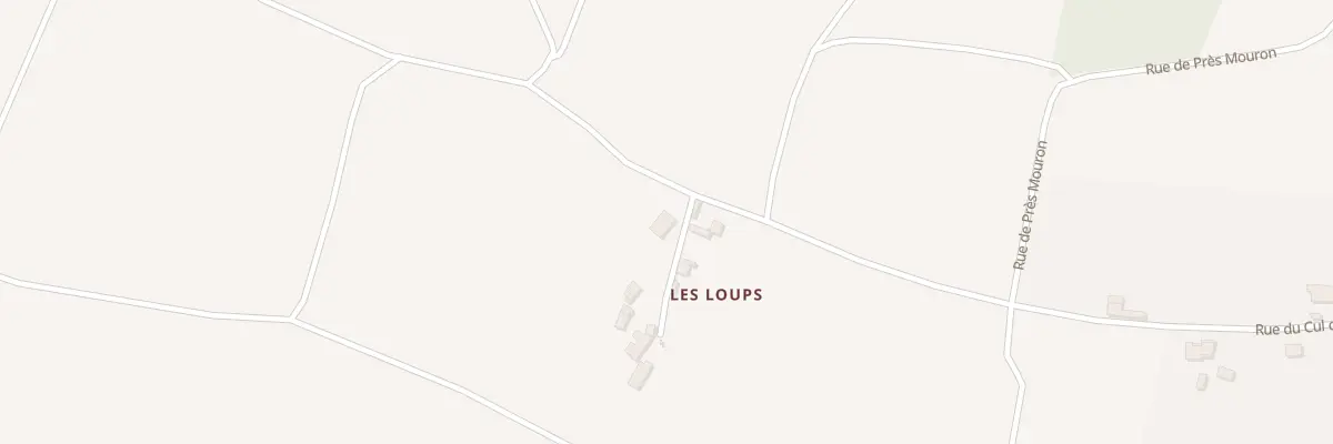 Plan du 2 All des Loups à Lindry