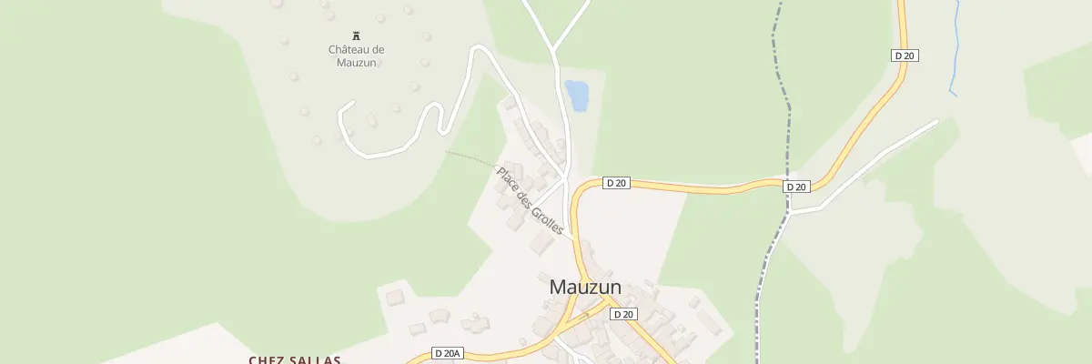 Plan du 5021 Pl des Grolles à Mauzun