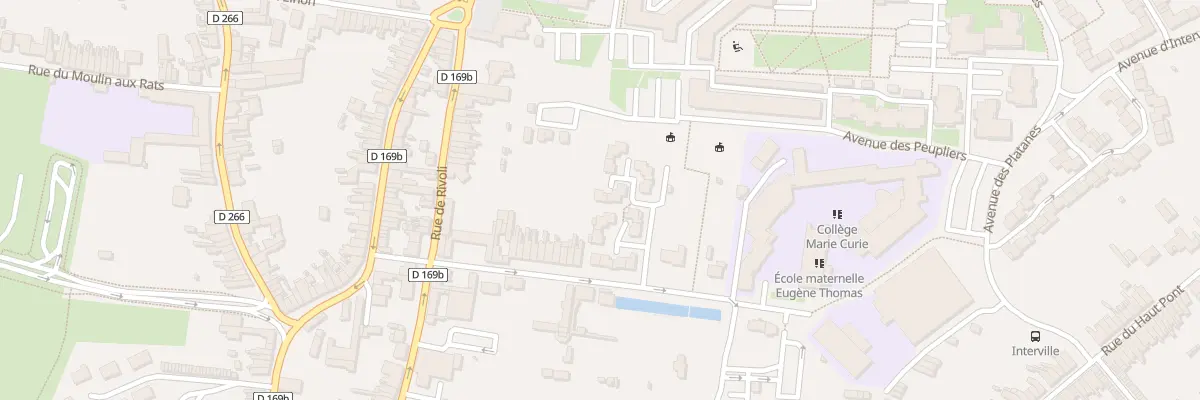 Plan du 10 Rue Lucien Cheval à Saint-Amand-les-Eaux
