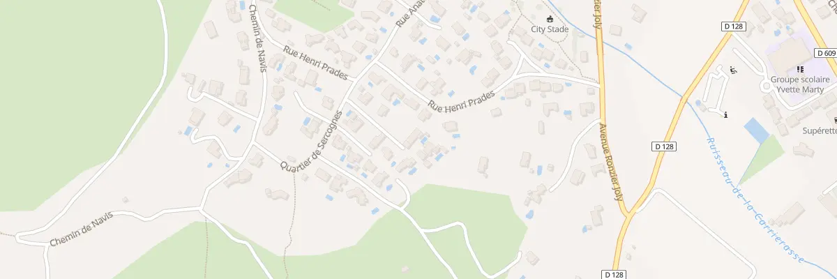 Plan du 24B Vc Quartier Sercognes à Nébian