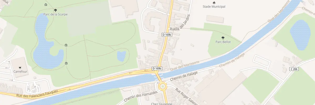 Plan du 92 Rue de Valenciennes à Saint-Amand-les-Eaux