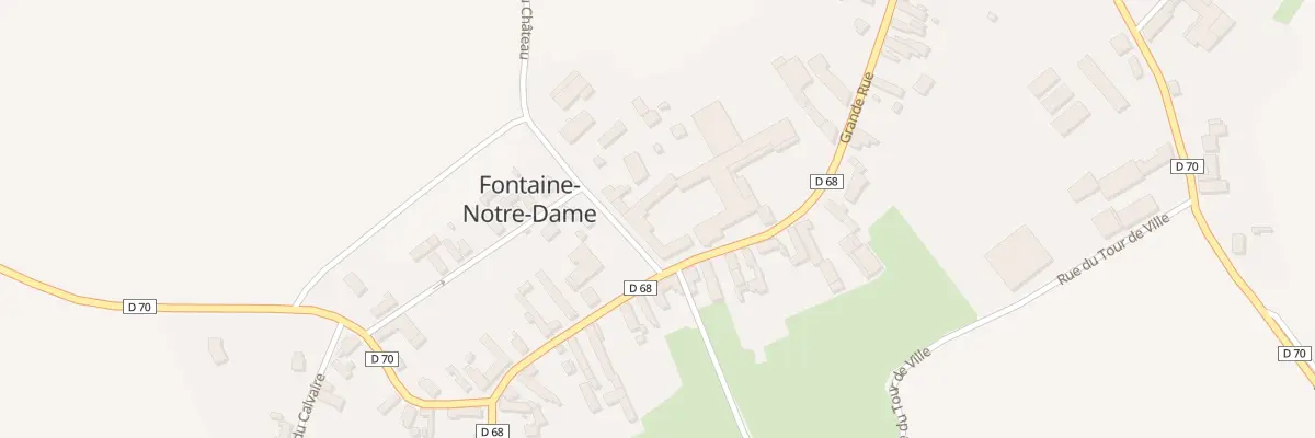 Plan du 1 Rue du Château à Fontaine-Notre-Dame