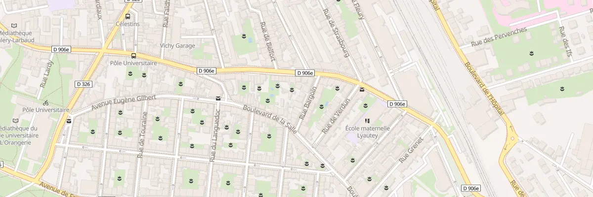 Plan du 9 Rue Bargoin à Abrest
