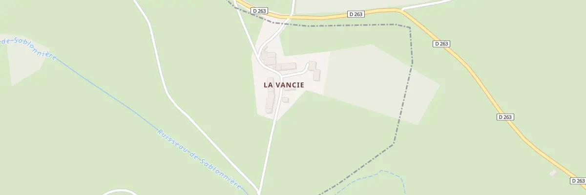 Plan du 11 La Vancie à Égliseneuve-des-Liards