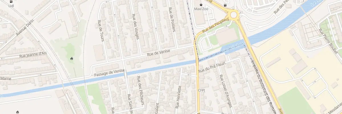 Plan du 42 Rue de Venise à Vichy