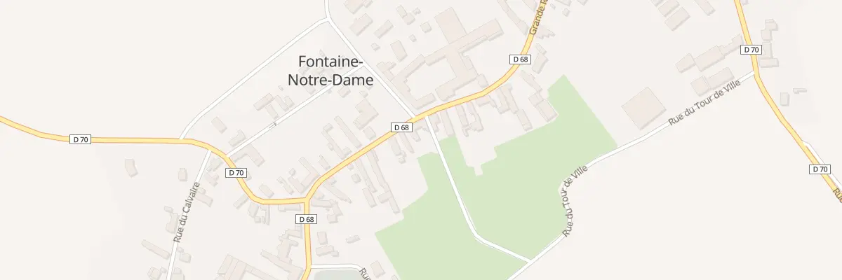 Plan du 50 Grande Rue à Fontaine-Notre-Dame