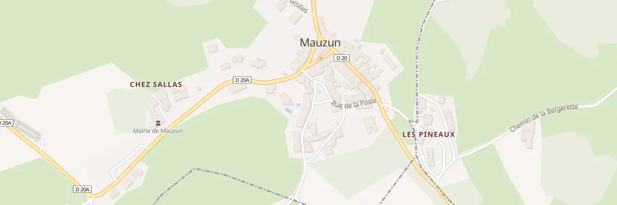 Plan du 5069 Pl des Fournets à Mauzun