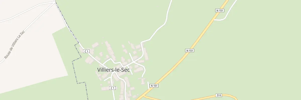 Plan du 34 Le Bourg à Villiers-le-Sec