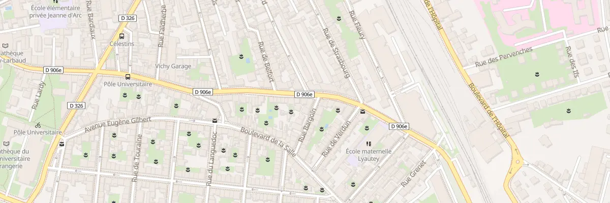 Plan du 35B Rue Marechal Lyautey à Vichy