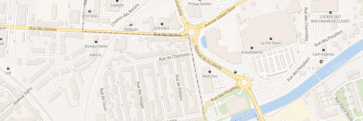 Plan du 42 Rue de Chamonix à Vichy