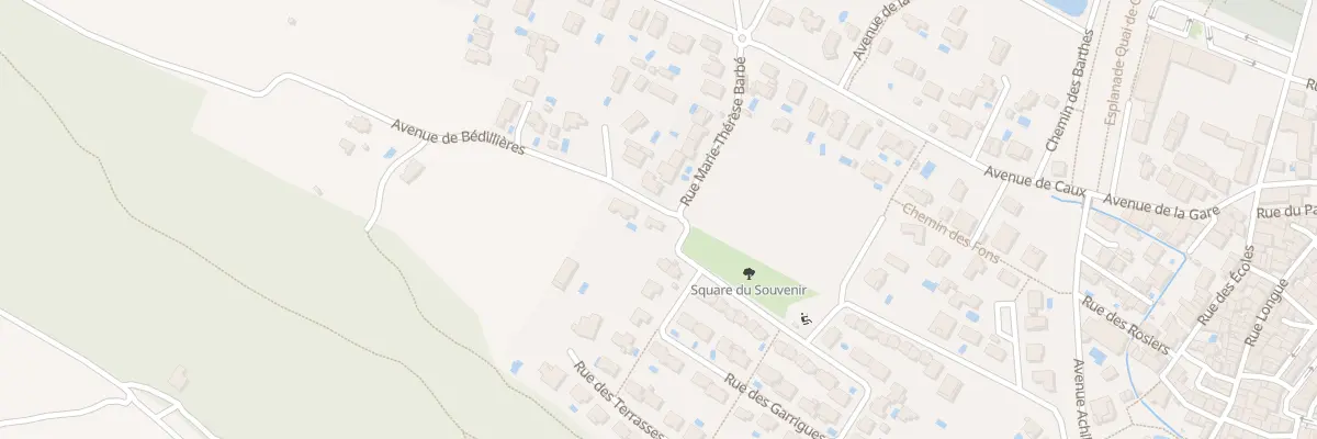Plan du 55 Av de Bedillieres à Lézignan-la-Cèbe