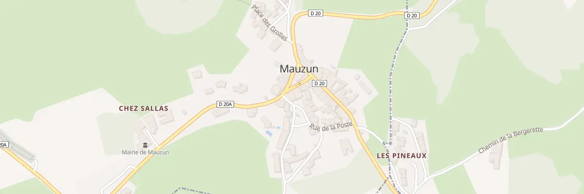 Plan du 5047 Pl des Fournets à Mauzun
