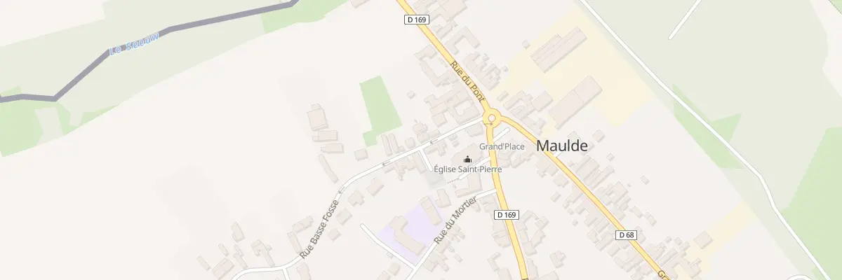 Plan du 66 Rue de la Basse Fosse à Maulde