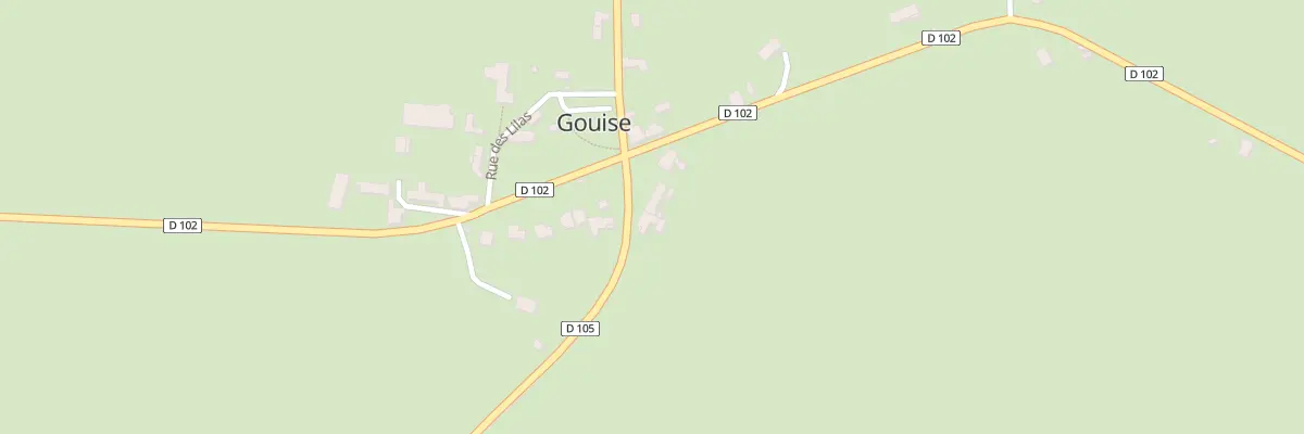 Plan du 5023A Rte de Saint Gerand de Vaux à Gouise