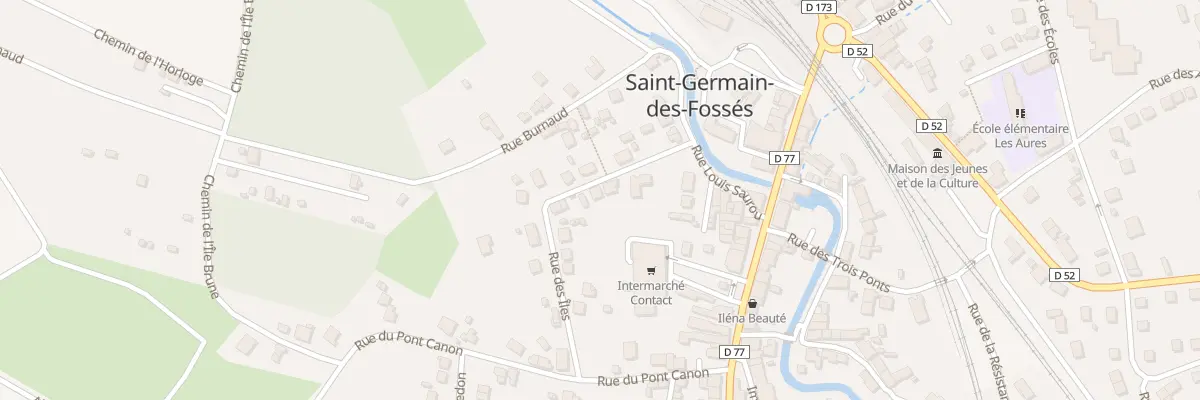 Plan du 9 Rue des Iles à Saint-Germain-des-Fossés