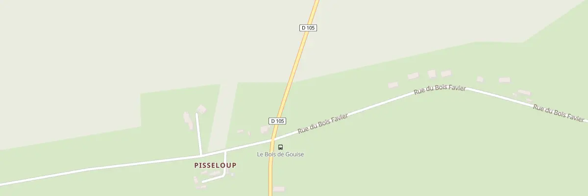 Plan du 5105 Rue du Bois Favier à Gouise