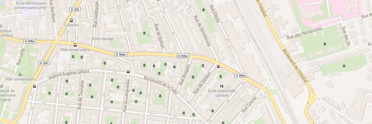 Plan du 35 Rue Marechal Lyautey à Vichy