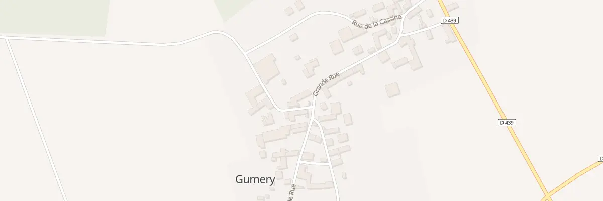 Plan du 74 Rue aux Ouches à Gumery