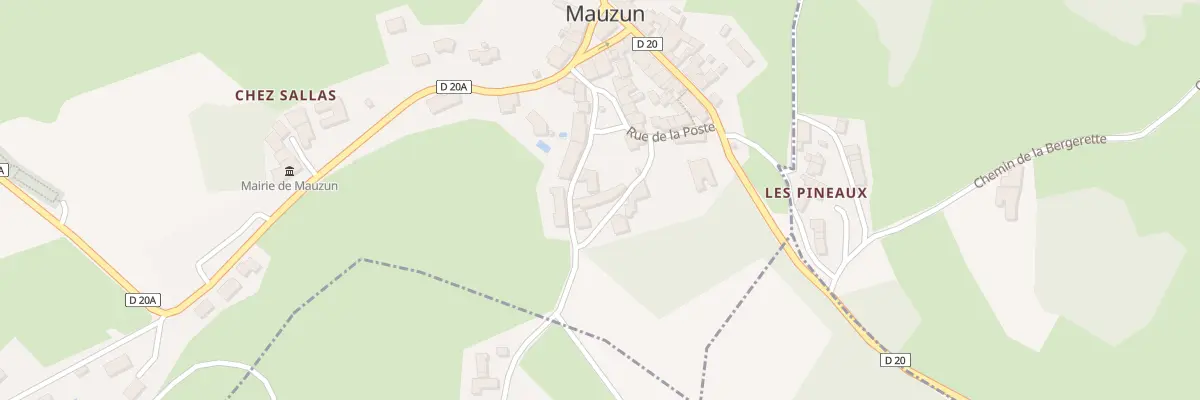 Plan du 5058 Pl Le Coudert de Piat à Mauzun