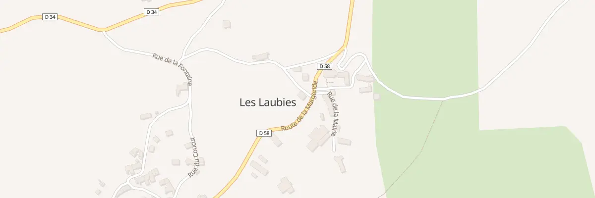 Plan du 5152 Les Laubies Village aux Laubies