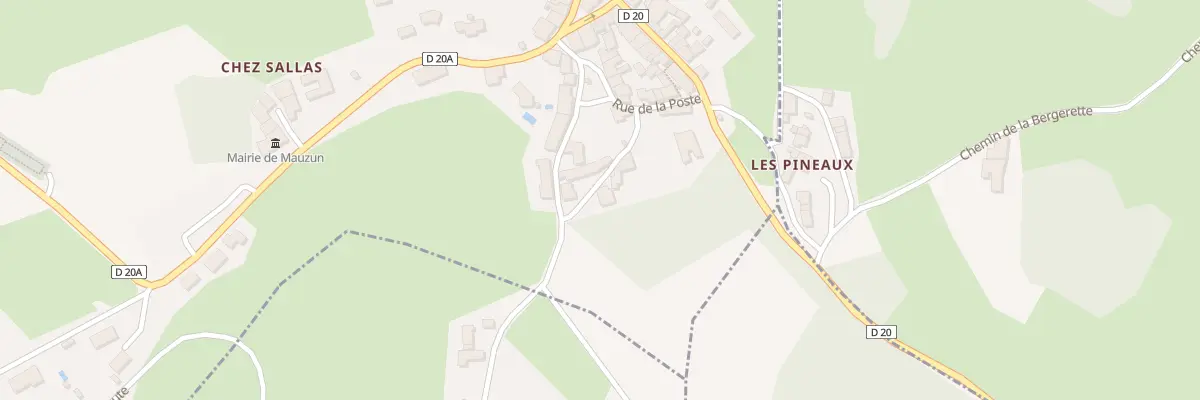 Plan du 5056 Pl Le Coudert de Piat à Mauzun