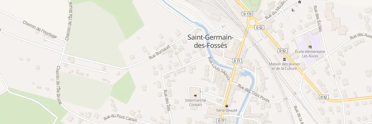 Plan du 2 Rue des Iles à Saint-Germain-des-Fossés