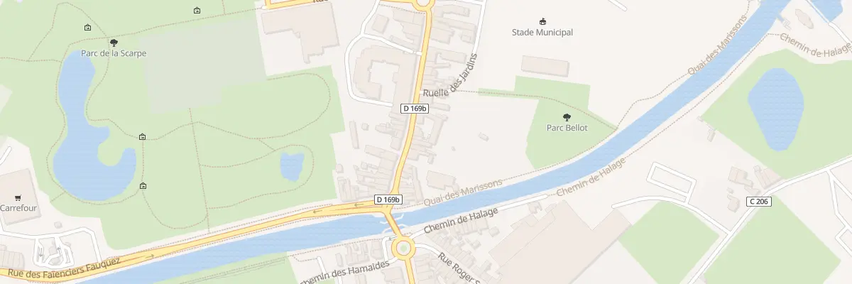 Plan du 67 Rue de Valenciennes à Saint-Amand-les-Eaux