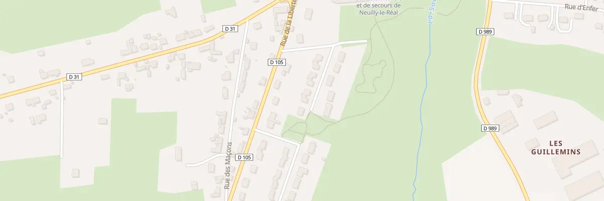 Plan du 11 Rue des Fonds de Presles à Neuilly-le-Réal