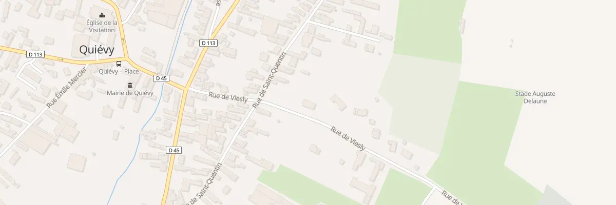 Plan du 3B Rue de Viesly à Quiévy