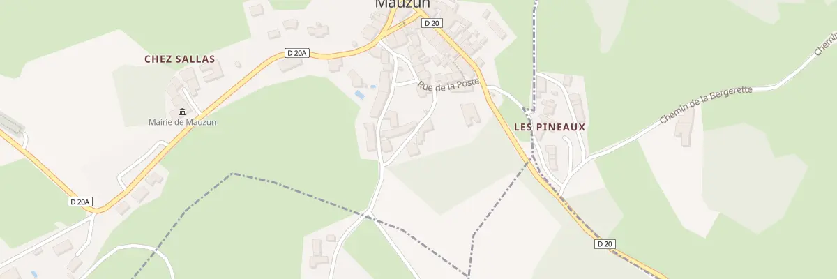 Plan du 5055 Pl Le Coudert de Piat à Mauzun