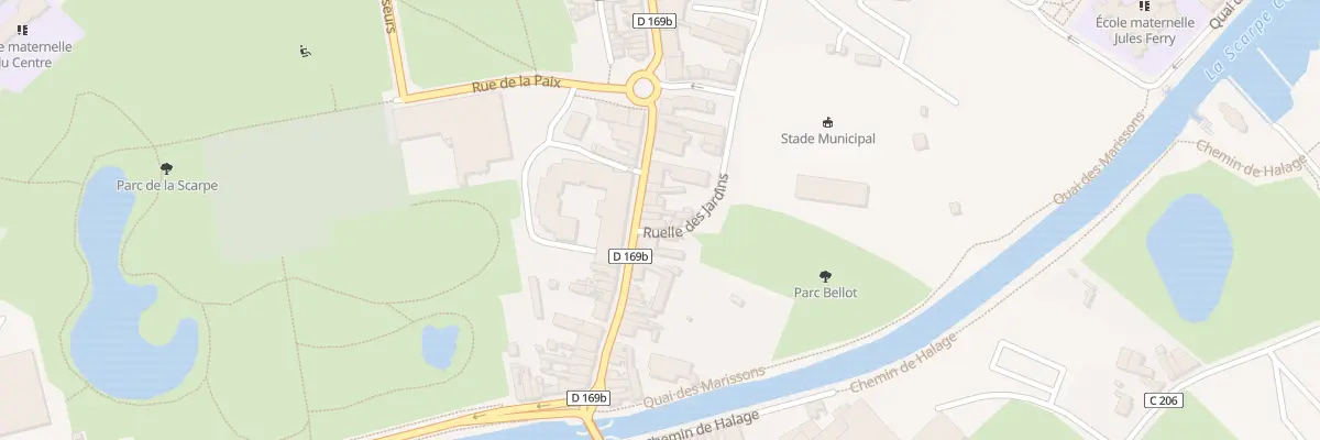 Plan du 53 Rue de Valenciennes à Saint-Amand-les-Eaux